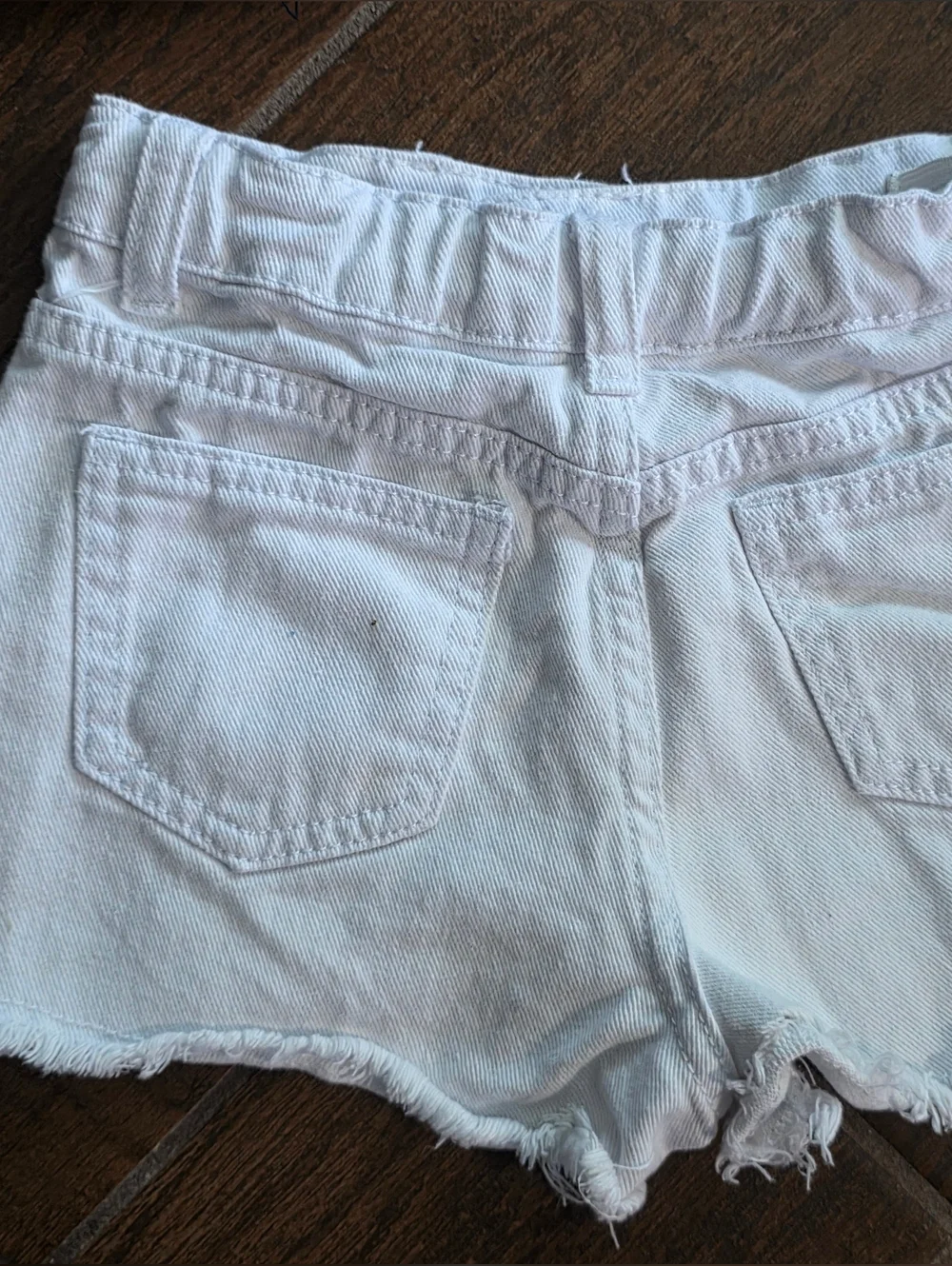 Kids Distressed Denim Shorts - Black, Light Blue, White - Picture 3 of 13